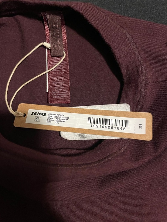 Cotton jersey long sleeve t-shirt - Picture 2 of 3